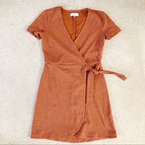 Madewell Texture Thread Wrap Dress Xs 